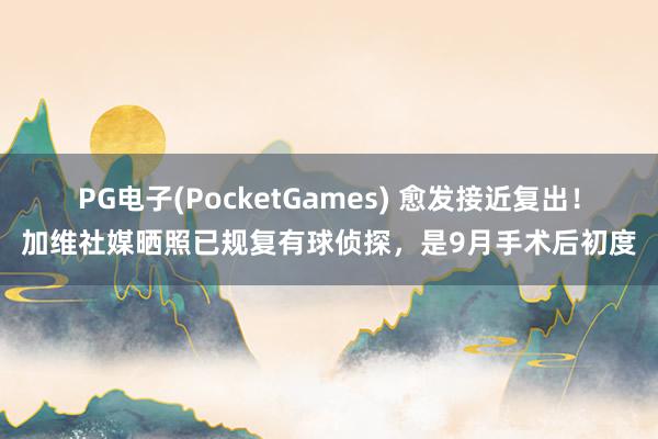 PG电子(PocketGames) 愈发接近复出！加维社媒晒照已规复有球侦探，是9月手术后初度