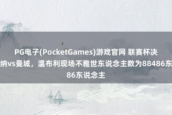 PG电子(PocketGames)游戏官网 联赛杯决赛阿森纳vs曼城，温布利现场不雅世东说念主数为88486东说念主