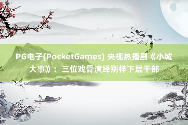 PG电子(PocketGames) 央视热播剧《小城大事》：三位戏骨演绎别样下层干部