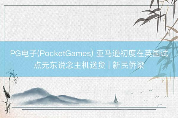 PG电子(PocketGames) 亚马逊初度在英国试点无东说念主机送货 | 新民侨梁