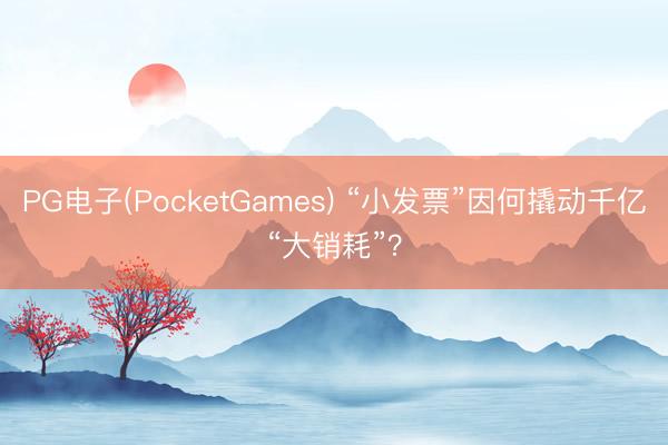 PG电子(PocketGames) “小发票”因何撬动千亿“大销耗”？